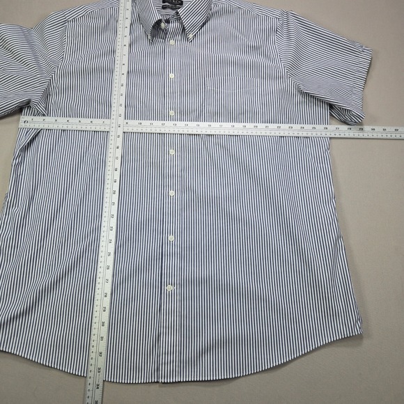 Lauren Ralph Lauren Black Label Short Sleeve Stretch Button Down Tall Fit 18 1/2 - Picture 9 of 9